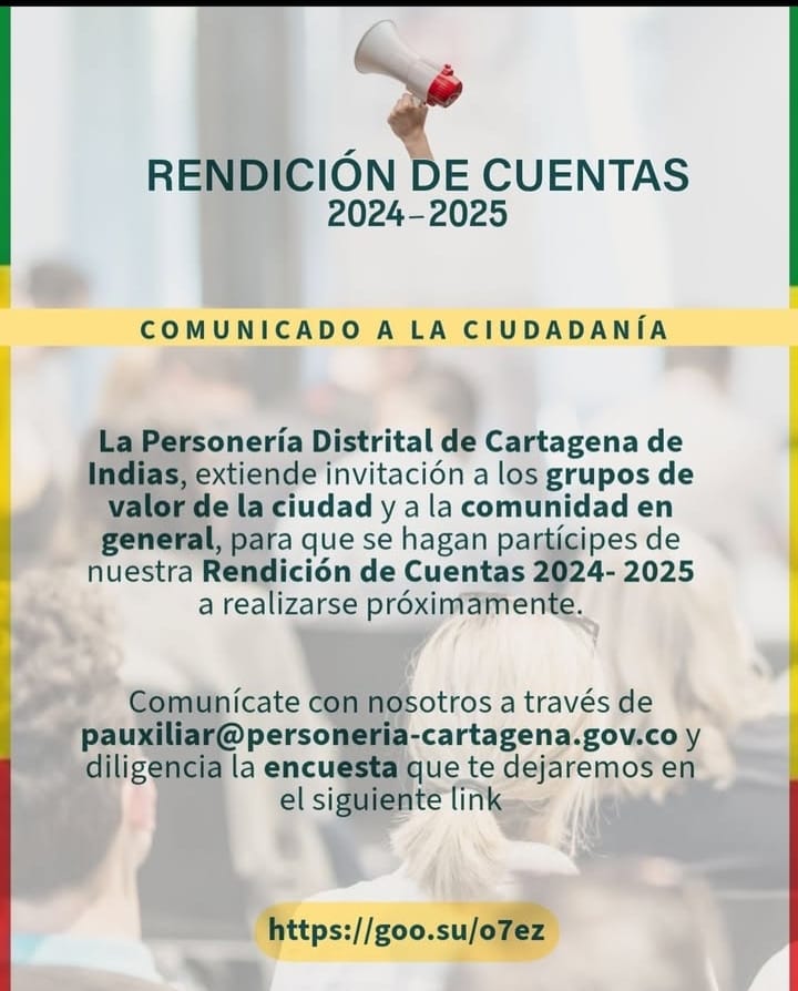 INVITACION A NUESTRA RENDICION DE CUIENTAS